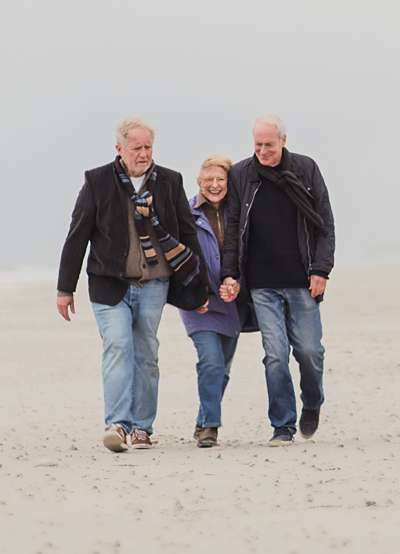 Filmwelt Verleihagentur: Der verlorene Mann - Kino - Hanne (Dagmar Manzel), Bernd (August Zirner, r.) und Kurt (Harald Krassnitzer)